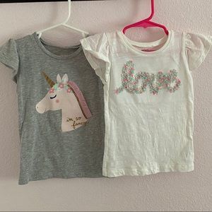 Carters Flutter Tee Bundle Size 2T